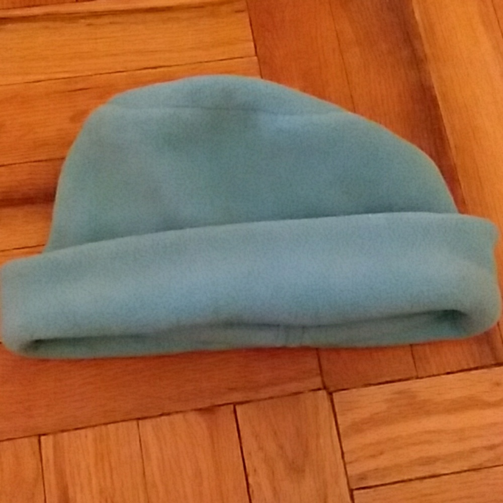 Polartec light blue hat